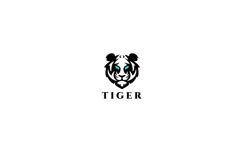 Download Шаблон логотипа "Tiger Logo Template" / Tiger Logo Template - Шаблон логотипа на тему графика academy baseball basketball cat clubs football guard jaguar king lion modern panther power puma security shield simple sport strong team,head,king,lion,marketing,power,powerpoint,sport,streng