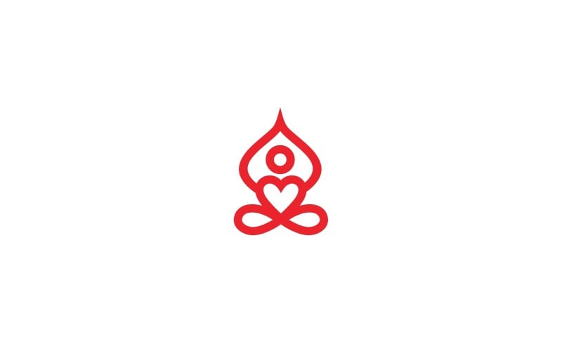 Download Шаблон логотипа "Yoga Logo Template" / Yoga Logo Template - Шаблон логотипа на тему графика beauty body brand branding buddha business care chakra elegant exercise fitness guru health healthy lotus mandala mantra medical meditate yoga,zen,logo,meditation,relax,apparel,brand,branding
