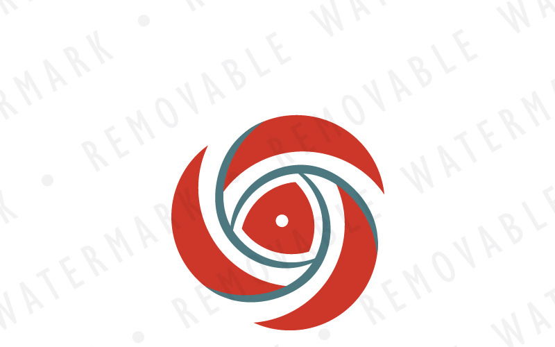 Download Шаблон логотипа "Abstract Camera Shutter - Logo Template" / Abstract Camera Shutter - Logo Template - Шаблон логотипа на тему графика photography photo camera abstract synergy community cooperation triple spiral vortex nexus shutter media snapshot logo design template video sync technology