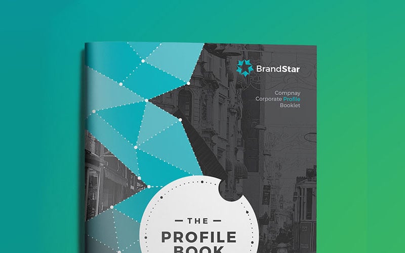 Brochure de profil - Modèle d'identité d'entreprise