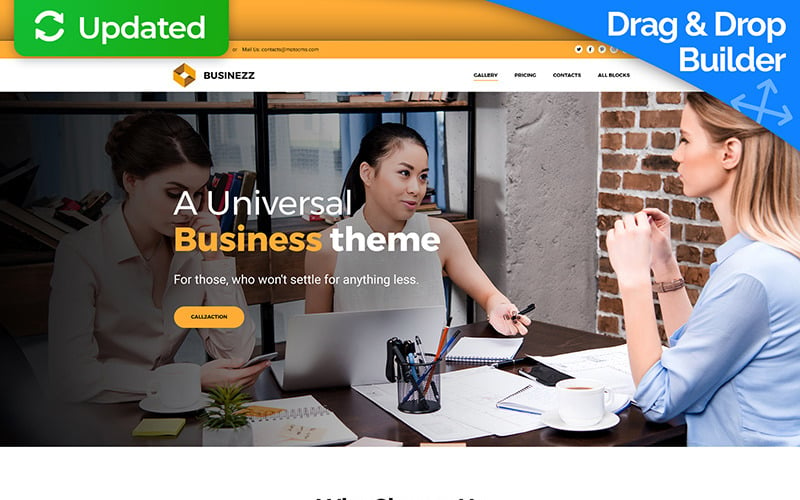 Businezz - Consulting Firms Landing Page Template