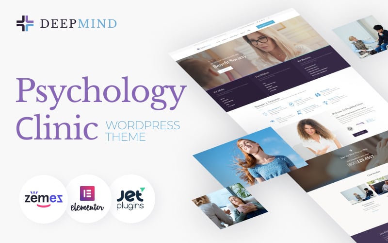 Deep Mind - Thème WordPress pour clinique de psychologie