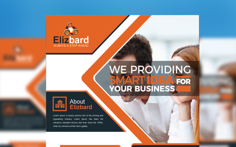 Download Фирменный стиль "Elizbard Flyer - Corporate Identity Template" / Elizbard Flyer - Corporate Identity Template - Адаптивный Фирменный стиль на тему графика agency,business,corporate,creative,design,digital,flyer,graphic,layouts,marketing,modern,social,technology,template,working,box,shape