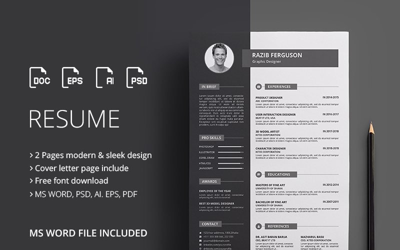 Ferguson - szablon CV