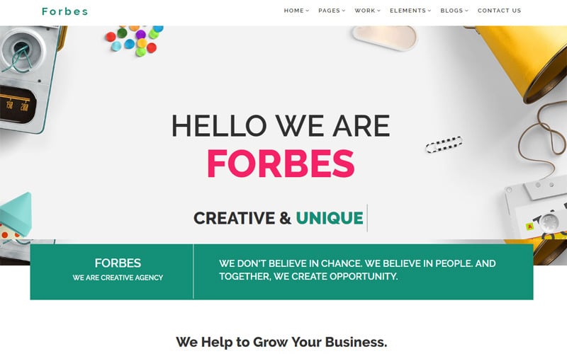 Forbes - Çok Amaçlı HTML5