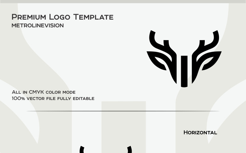 Download Шаблон логотипа "Deer Logo Template" / Deer Logo Template - Шаблон логотипа на тему графика animal big brand buck clubs deer head exclusive forest hunt hunting jungle modern nature rustic stag traditional vector wild wisdom