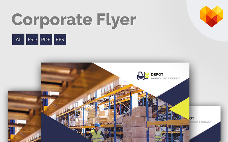 Download Фирменный стиль "Depot - Flyer - Corporate Identity Template" / Depot - Flyer - Corporate Identity Template - Фирменный стиль на тему графика flyer brochure design business printable print event company
