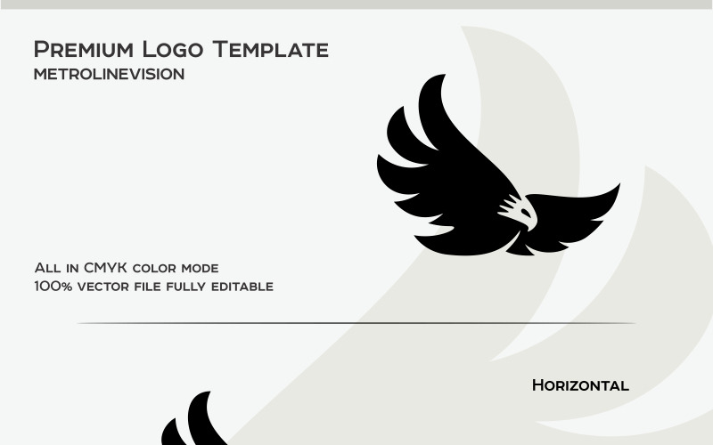 Download Шаблон логотипа "Eagle Logo Template" / Eagle Logo Template - Шаблон логотипа на тему графика abstract pheonix america american eagle app auto sports brand colorful creative studio design elegant falcon fly flying game sport
