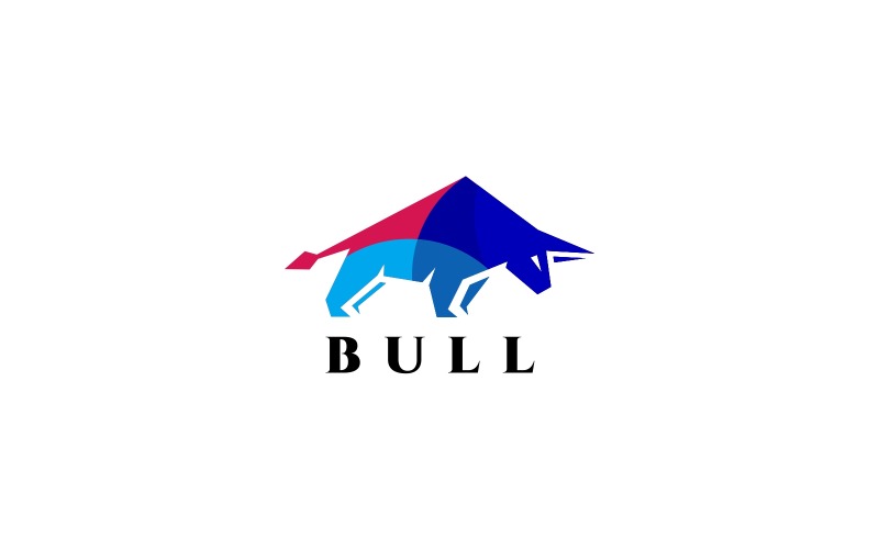Modello di logo del toro