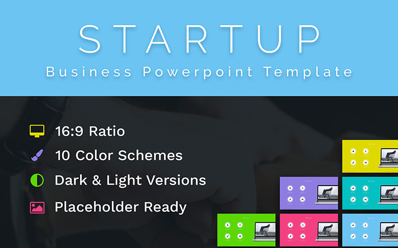 Startup Business PPT Slides Šablona PowerPoint