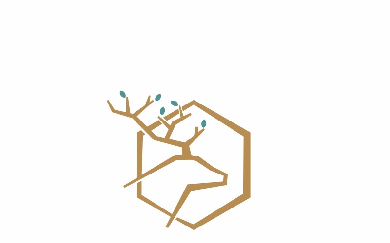 Download Шаблон логотипа "Deer Logo Template" / Deer Logo Template - Шаблон логотипа на тему графика animal big brand buck clubs deer head exclusive forest hunt hunting jungle modern nature rustic stag traditional vector wild wisdom