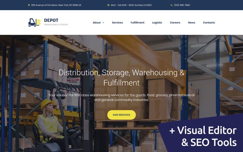 склад премиум moto cms 3 шаблон