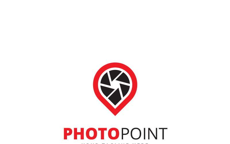Fotopunkt-Logo-Logo-Vorlage