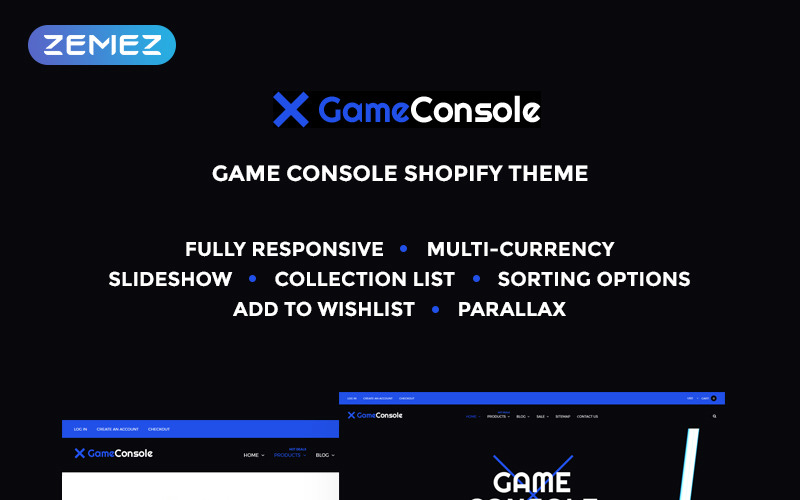 яркая игровая тема shopify