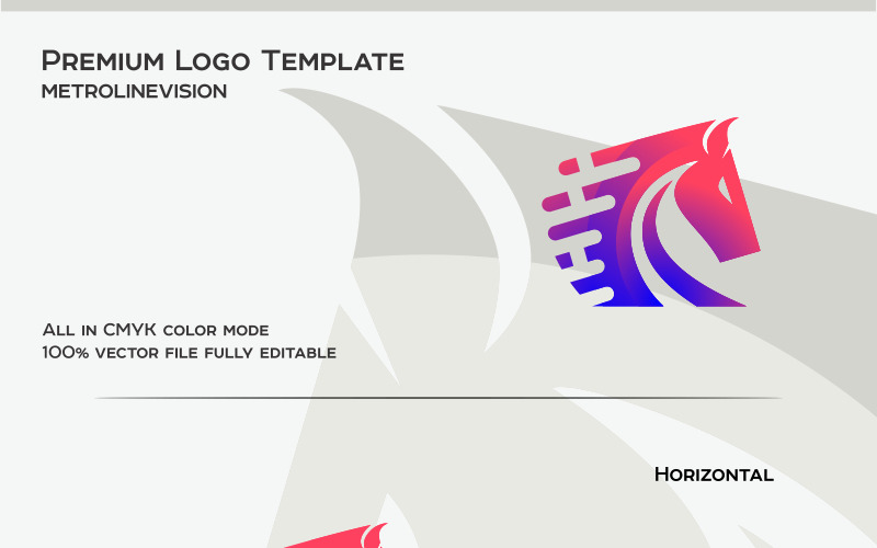 Download Шаблон логотипа "Horse Logo Template" / Horse Logo Template - Шаблон логотипа на тему графика agent brand business chess club consultant creative design finance graphic horse icon invest knight leader market mascot media tech technology