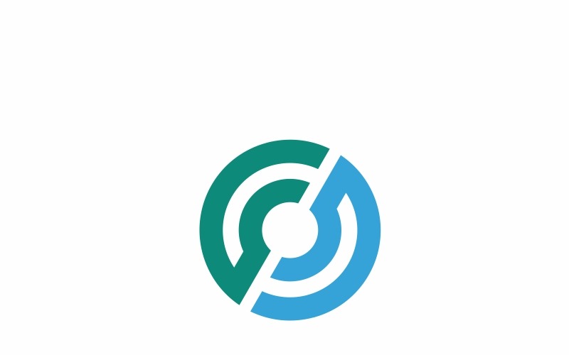 Круговой шаблон логотипа