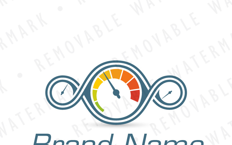 Logotypmall för hastighetstest