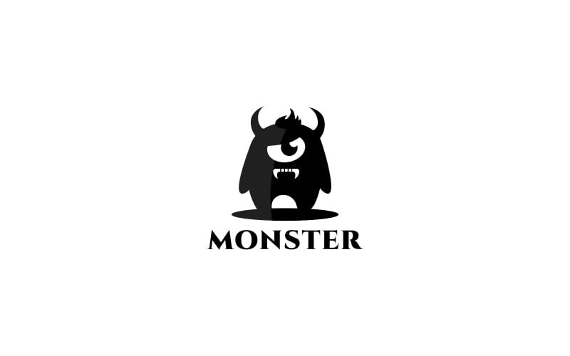 Monster Logo sjabloon