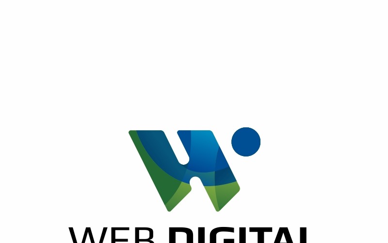Download Шаблон логотипа "Webdigital Logo Template" / Webdigital Logo Template - Шаблон логотипа на тему графика alphabet arrow arrows business character design development finance grow growth letter logo market marketing rise rising stock symbol template w