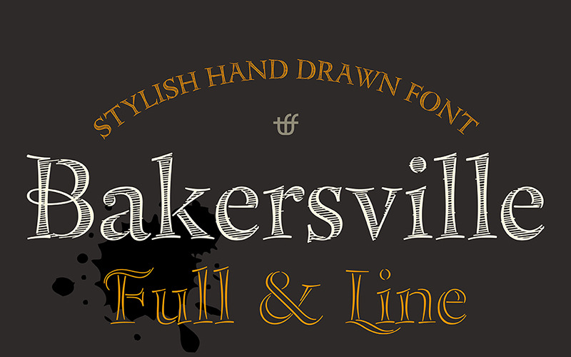 Bakersville-字体