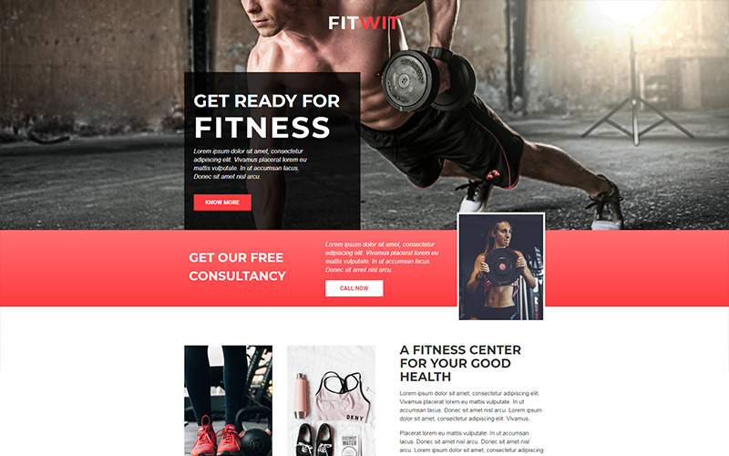 FitWit - Gym - Visszavonási sablon