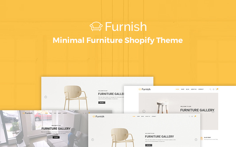 Furnish - Минималистичная мебель Shopify Тема
