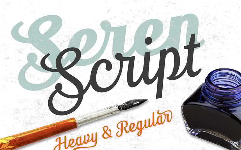 Download Шрифт "Seren Script - Font" / Seren Script - Font - Шрифт на тему графика logo vintage retro script display baseball brush softball handwriting signpainters fonts font soda cursive decorative distressed legible modern typefaith lettering
