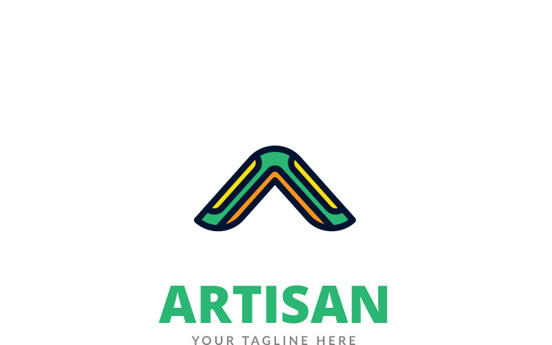 Download Шаблон логотипа "A Letter Logo Template" / A Letter Logo Template - Шаблон логотипа на тему графика a design a letter advenced advenced