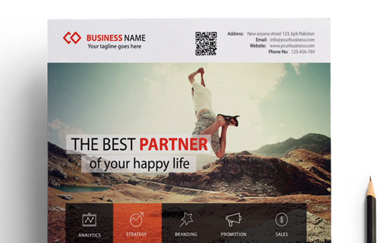 Download Фирменный стиль "Corporate Business Flyer - - Corporate Identity Template" / Corporate Business Flyer - - Corporate Identity Template - Фирменный стиль на тему графика corporate creative design digital flyer graphic ideas illustrator indesign interactive interior layouts marketing modern multimedia multipurpose small business studio technology