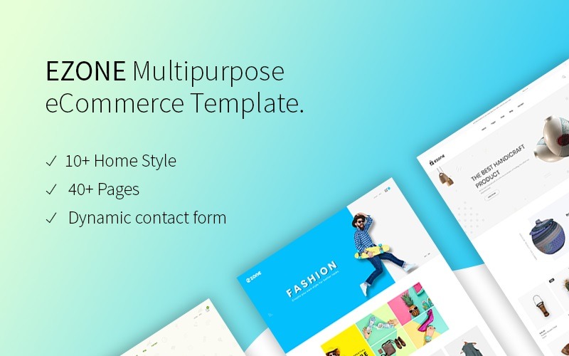 Ezone - Modèle de site Web de commerce électronique