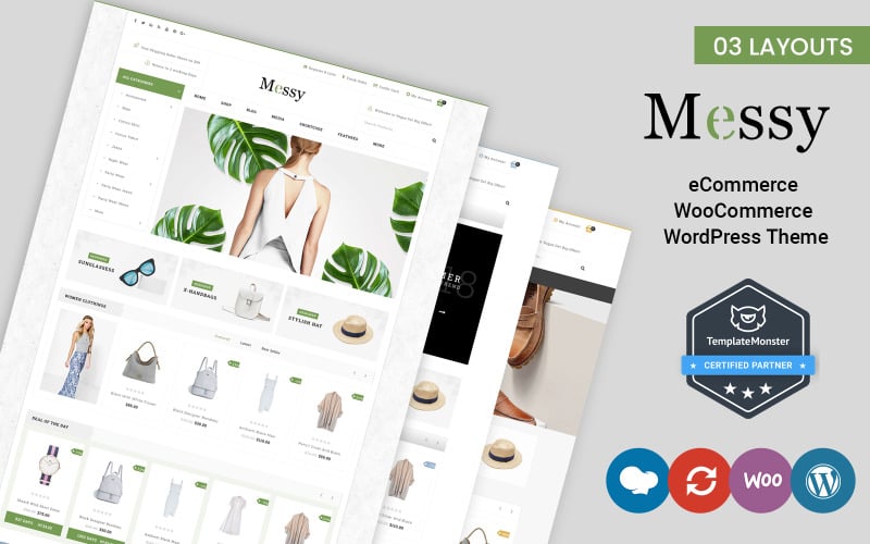 Messy - Multipurpose Fashion Store WooCommerce Theme