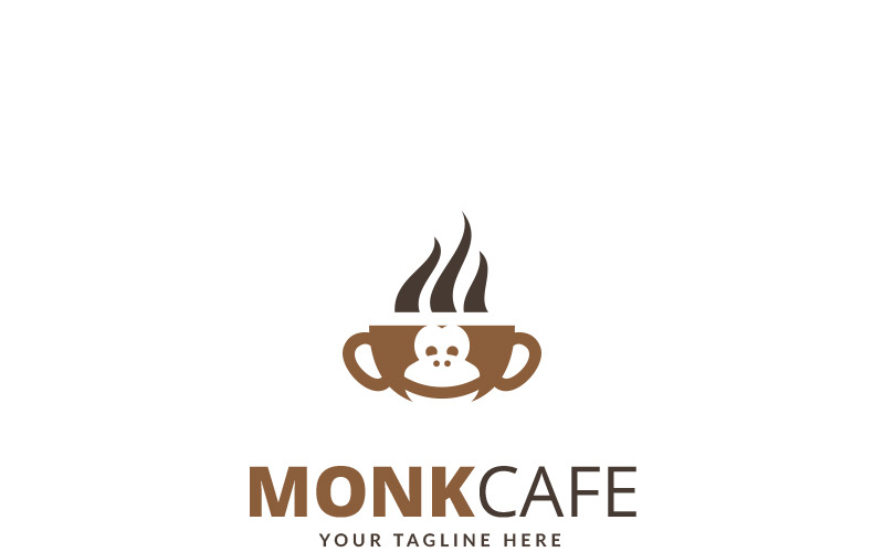 Download Шаблон логотипа "Monk Cafe - Logo Template" / Monk Cafe - Logo Template - Шаблон логотипа на тему графика monk cafe application cafe logo design coffee cup consultant copy creative doc document documents file financial inspiration minimal modern mug