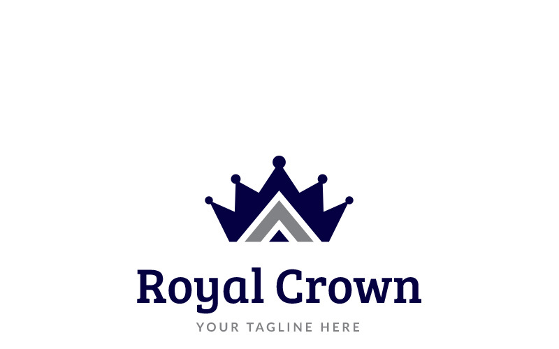 Download Шаблон логотипа "Royal Crown Logo Logo Template" / Royal Crown Logo Logo Template - Шаблон логотипа на тему графика calligraphic calligraphy classic company crown decorative elegant emblem fashion flourish heraldry hotel identity jewelry king letter letters logo logotype luxurious
