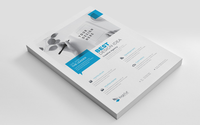 Simple Creative Flyer - mall för företagsidentitet