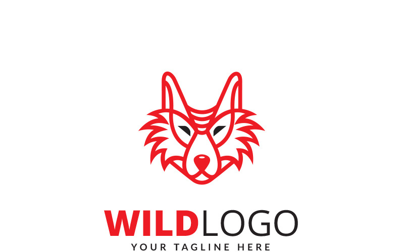 Download Шаблон логотипа "Wild Logo Template" / Wild Logo Template - Шаблон логотипа на тему графика animals brand care cat logo love silhouette chat community company corporate cute health healthy identity kitten kitty lion lovely pet