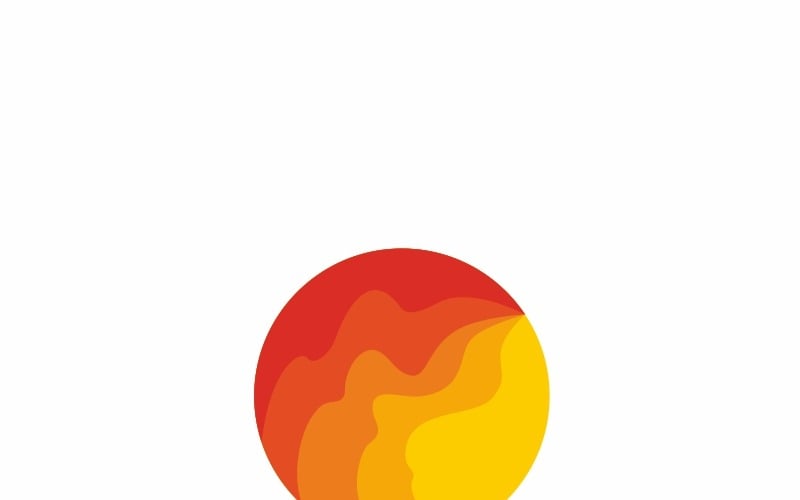 Actieve wereldwijde logo-sjabloon