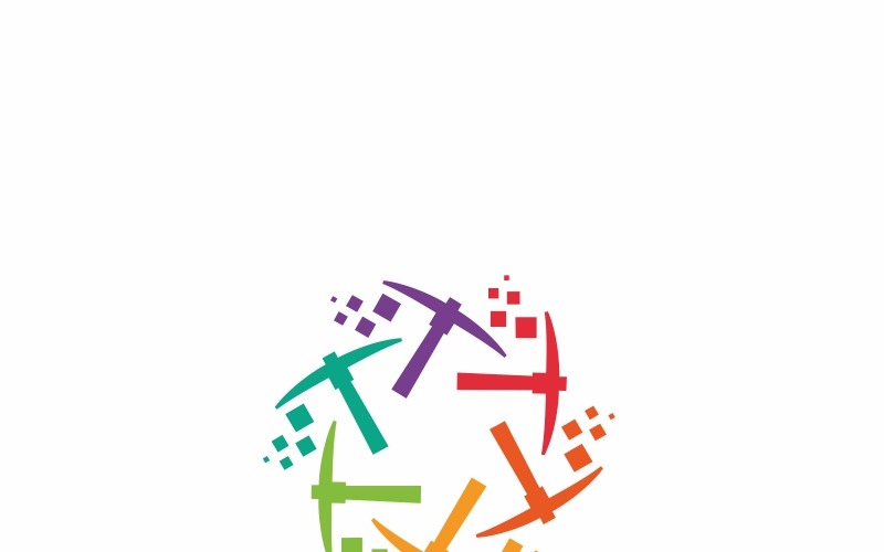 Download Шаблон логотипа "Bitcoin Crypto Miningmov Colorful Logo Template" / Bitcoin Crypto Miningmov Colorful Logo Template - Шаблон логотипа на тему графика bank bit coin logo mining money branding building cash creative data digging digital digital money economics explorer mines modern explore