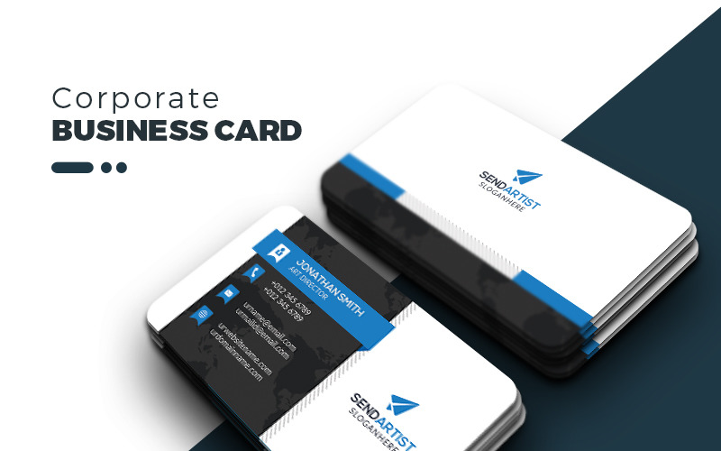 Download Фирменный стиль "Creative Company Business Card - - Corporate Identity Template" / Creative Company Business Card - - Corporate Identity Template - Фирменный стиль на тему графика corporate business card creative flyer graphic green official pack package print professional simple standard web free stationary identity minimal design