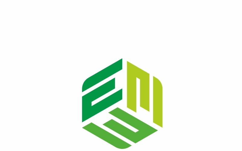 Evolcom - Plantilla de logotipo de letra E en movimiento