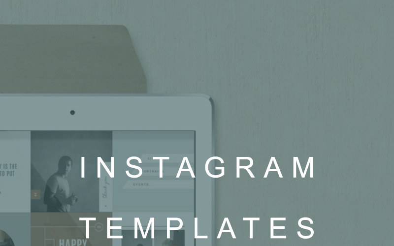 Moderní fotograf Instagram sociální média šablona