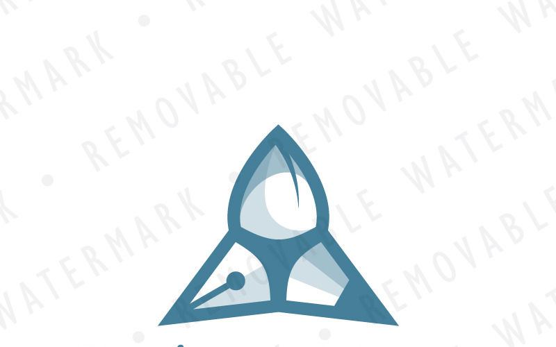 Plantilla de logotipo de triángulo de creación