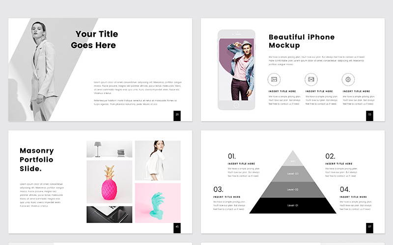 PROTHOM Creative and Minimal - modello PowerPoint