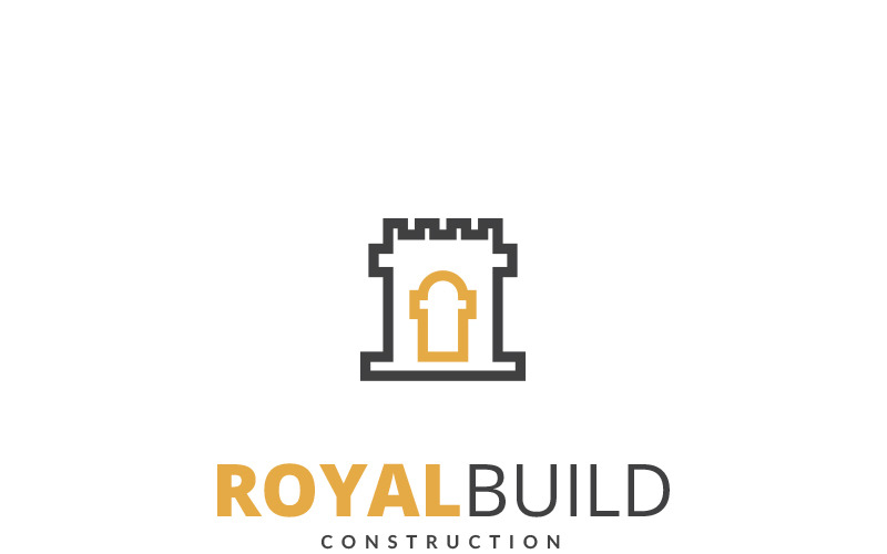 Royal Build - шаблон логотипа