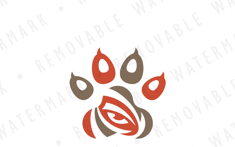 Шаблон логотипа Внутренний глаз зверя