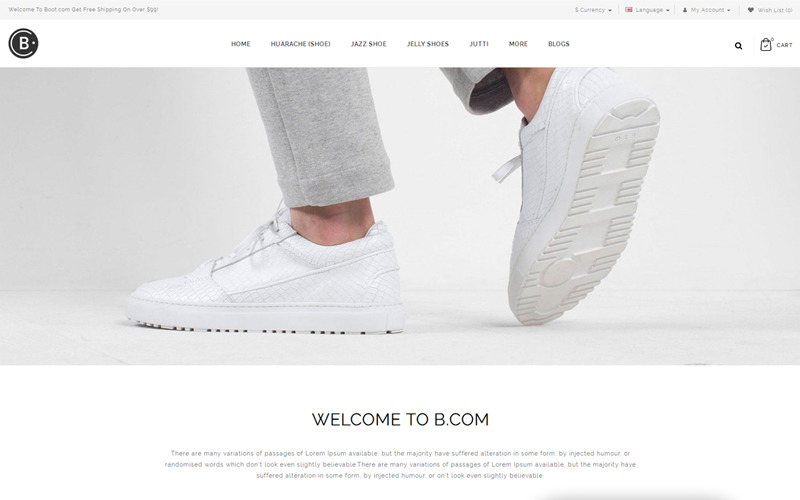 site web chaussures