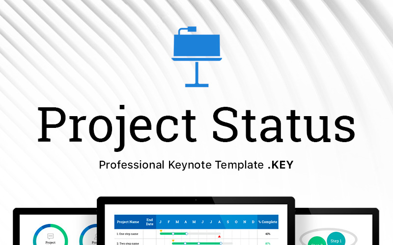Statut du projet pour - Modèle Keynote