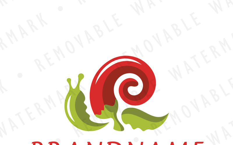 Download Шаблон логотипа "Chili Pepper Snail Logo Template" / Chili Pepper Snail Logo Template - Шаблон логотипа на тему графика restaurant hot leaf natural pepper shell spiral sauce snail culinary chili slow delicacy food eat organic logo design template delivery