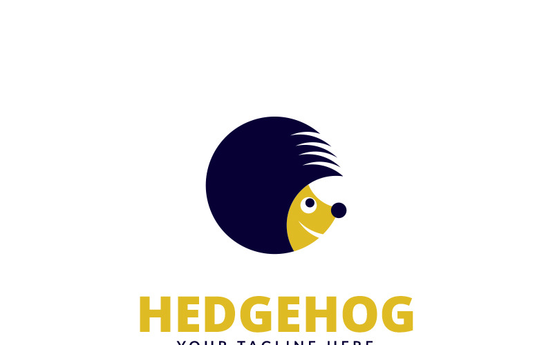 Download Шаблон логотипа "Hedgehog Logo Template" / Hedgehog Logo Template - Шаблон логотипа на тему графика animal animal logo brand brown children cute hedgehog happy logo template vector identity illustrative logotype kids kind little mark mascot