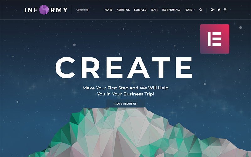 Informy - Tanácsadó Vállalat WordPress Elementor téma