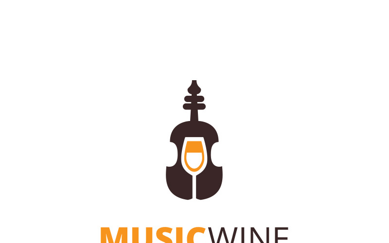 Download Шаблон логотипа "Music Wine Logo Template" / Music Wine Logo Template - Шаблон логотипа на тему графика music wine logo abstract ancient beat beats classic classical music design festival glass wear piano keys play sound waves studio